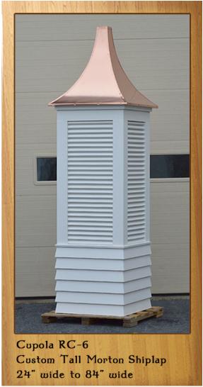 Extra Tall Cupola with a Shiplap Base