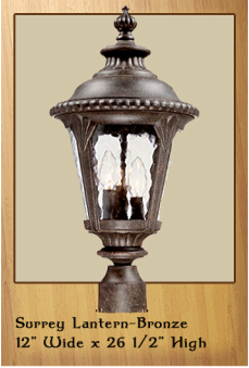 Surrey Lantern-Bronze