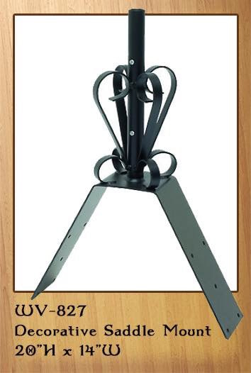 QUALITY WEATHERVANE MOUNT FOR FULL SIZE WEATHERVANES 